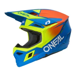 O'Neal 3SRS Bukósisak – Solid V.26 Blue/Neon Yellow