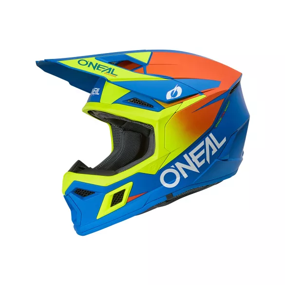 O'Neal 3SRS Bukósisak – Solid V.26 Blue/Neon Yellow