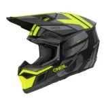 O'Neal 3SRS Bukósisak – Ride V.26 Black/Gray/Neon Yellow