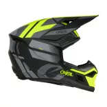 O'Neal 3SRS Bukósisak – Ride V.26 Black/Gray/Neon Yellow