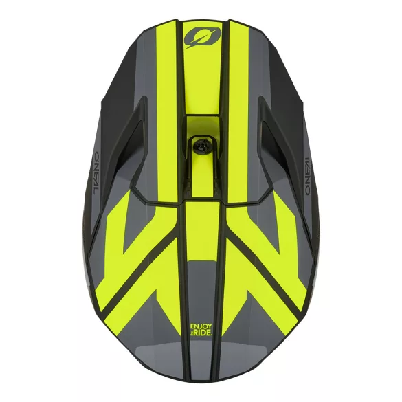 O'Neal 3SRS Bukósisak – Ride V.26 Black/Gray/Neon Yellow