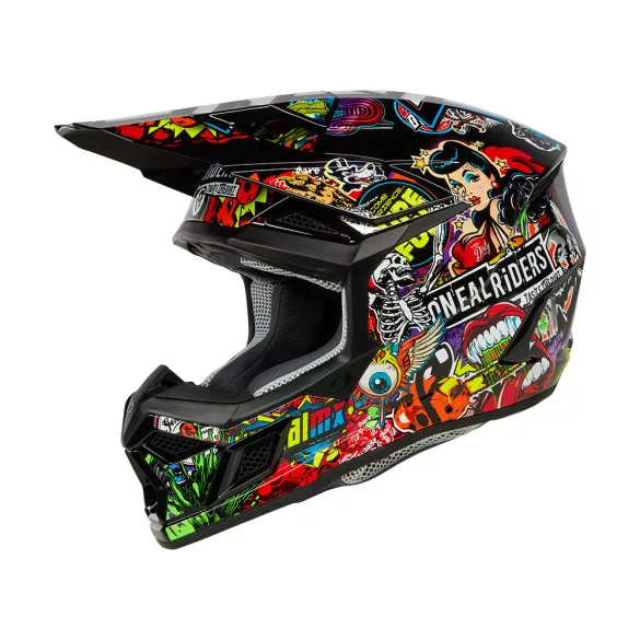 O'Neal 3SRS Helmet CRANK multi + QUIN PRO
