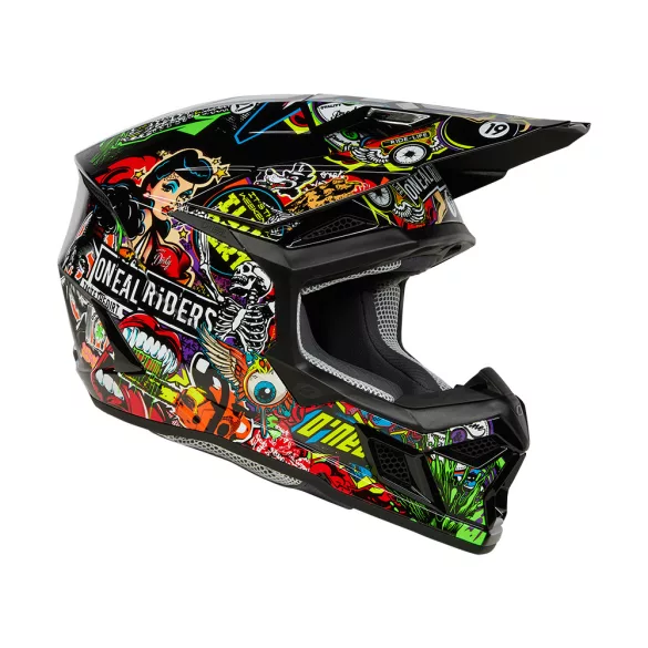 O'Neal 3SRS Helmet CRANK multi + QUIN PRO