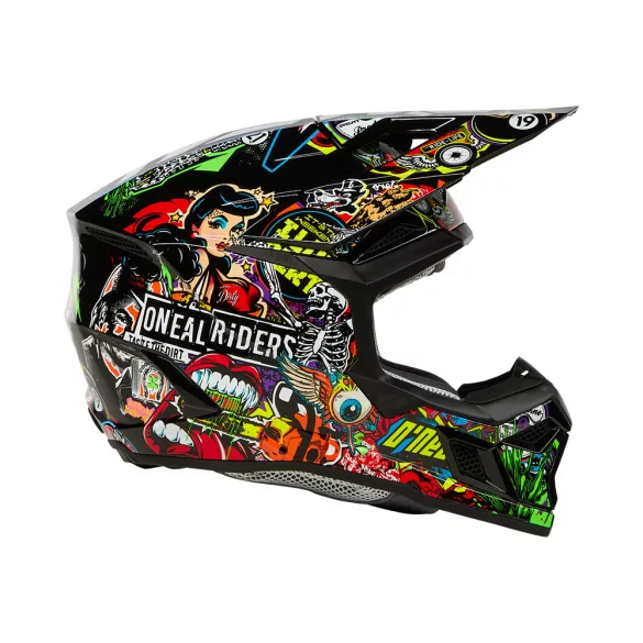 O'Neal 3SRS Helmet CRANK multi + QUIN PRO
