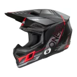 O'Neal 3SRS Bukósisak – Haze V.26 Black/Gray/Red
