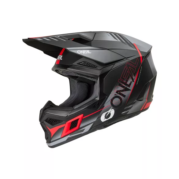 O'Neal 3SRS Bukósisak – Haze V.26 Black/Gray/Red