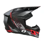 O'Neal 3SRS Bukósisak – Haze V.26 Black/Gray/Red
