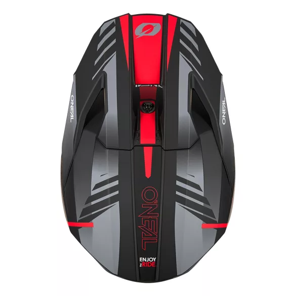 O'Neal 3SRS Bukósisak – Haze V.26 Black/Gray/Red
