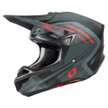 O'Neal 5SRS Polyacrylite bukósisak – SPIKE Gray/red