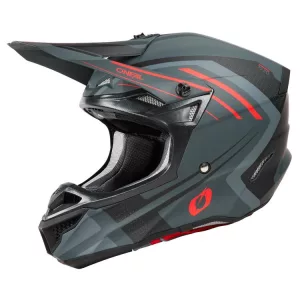 O'Neal 5SRS Polyacrylite bukósisak – SPIKE Gray/red