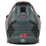 O'Neal 5SRS Polyacrylite bukósisak – SPIKE Gray/red