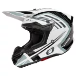 O'Neal 5SRS Polyacrylite bukósisak – SPIKE White/black