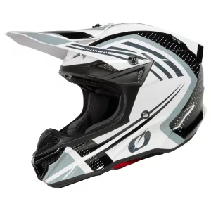 O'Neal 5SRS Polyacrylite bukósisak – SPIKE White/black