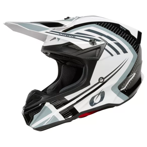 O'Neal 5SRS Polyacrylite bukósisak – SPIKE White/black