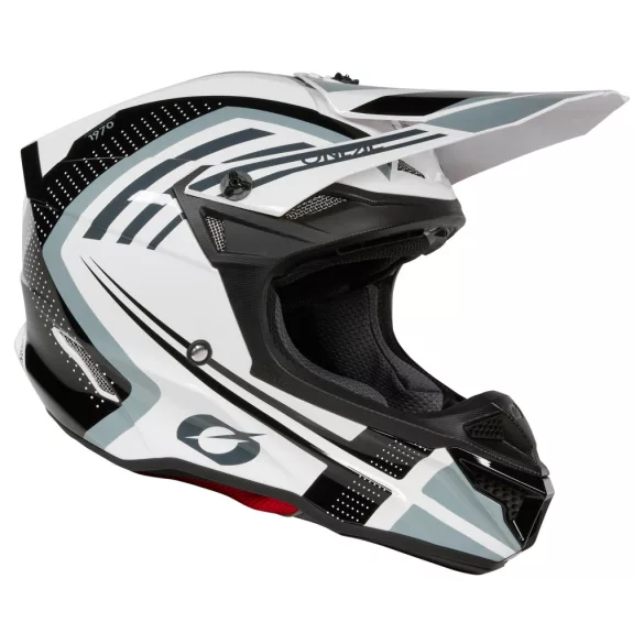 O'Neal 5SRS Polyacrylite bukósisak – SPIKE White/black