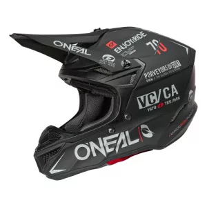 O'Neal 5SRS Polyacrylite bukósisak – BRAND Black/Gray