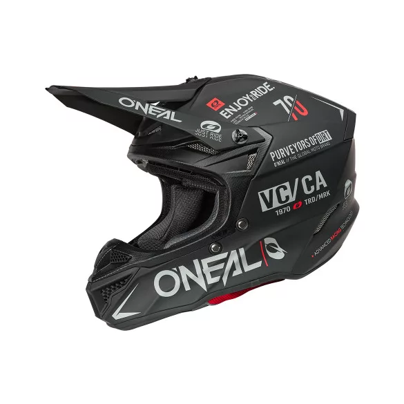O'Neal 5SRS Polyacrylite bukósisak – BRAND Black/Gray