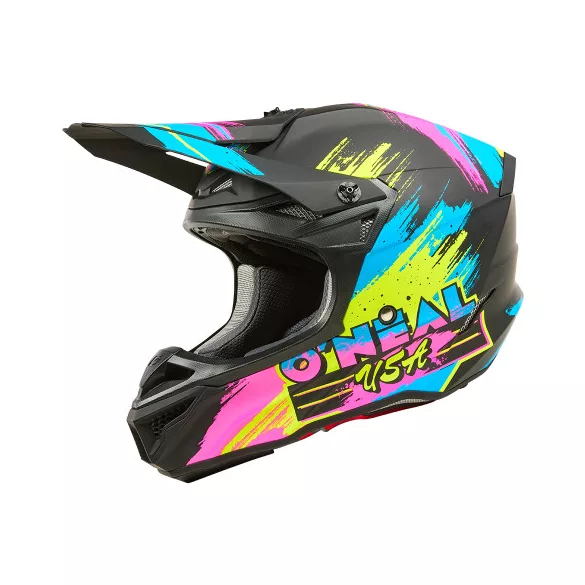 O'Neal 5SRS Polyacrylite bukósisak – RESEDA V.26 Black/Neon