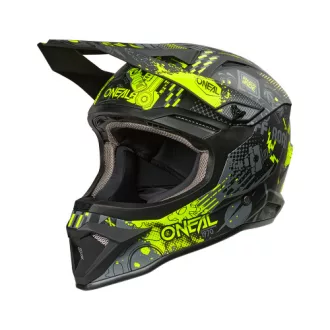   O'Neal 1SRS Gyerek bukósisak Vibrant V.26 Black/Neon Yellow