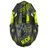 O'Neal 1SRS Gyerek bukósisak Vibrant V.26 Black/Neon Yellow