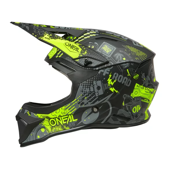 O'Neal 1SRS vibrant black-fluo bukósisak