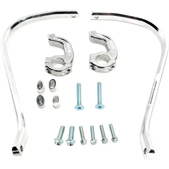 Moose Racing alumínium kézvédő ezüst, 28,6mm kormányhoz