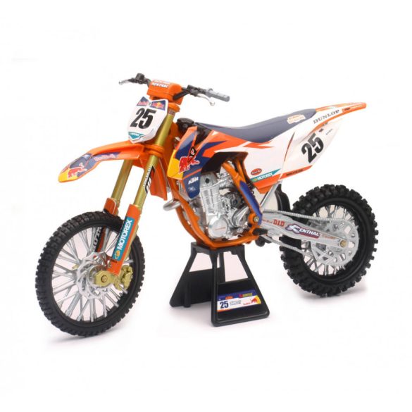 KTM  450 SX-F motor modell - Cooper Webb - New Ray - 1:6 (49683)