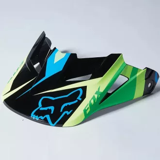 Fox visor v1 race kék/zöld m/l