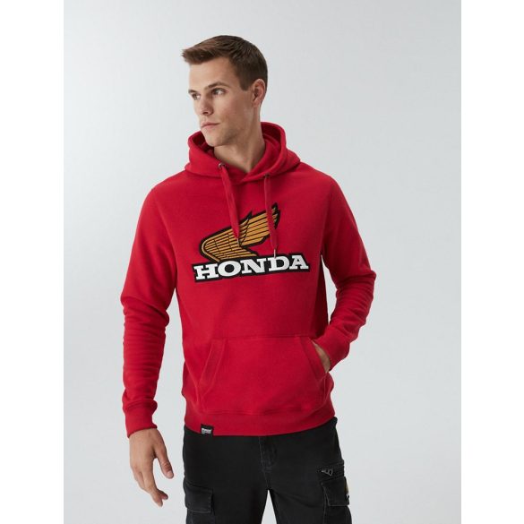 Honda Diverse Retro kapucnis pulóver, piros