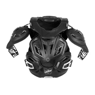   Leatt fusion 3.0 páncél nyakmerevítővel, felnőtt, fekete, l/xl méret 172 - 184 cm