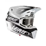 Leatt MOTO 7.5 V22 bukósisak, FEHÉR-FEKETE,+Velocity 4.5 szemüveg, XL=61-62cm 