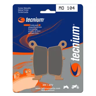 Tecnium mx/atv sintered metal brake pads - MO104