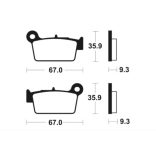 TECHNIUM  FÉKBETÉT MOR340