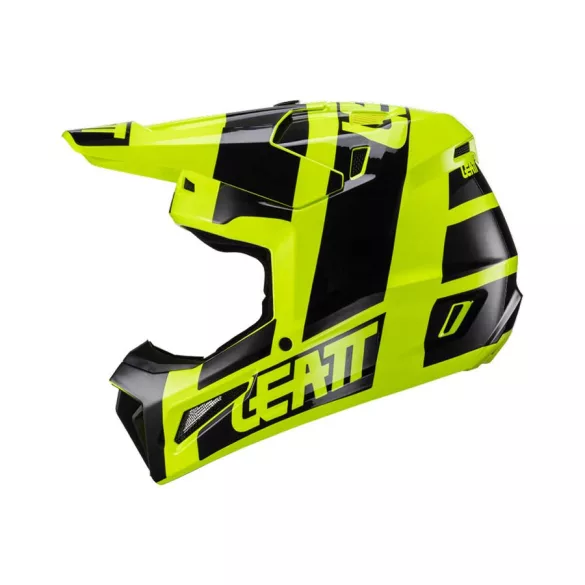 Leatt GPX 3.5 lime bukósisak, ajándék Velocity 4.5 szemüveggel