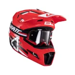 Leatt GPX 3.5 red bukósisak, ajándék Velocity 4.5 szemüveggel