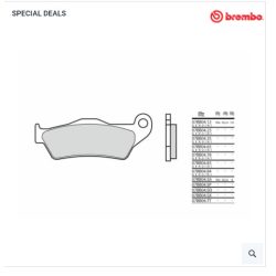 BREMBO terepjáró szinterezett fém fékbetétek - 07BB04SD