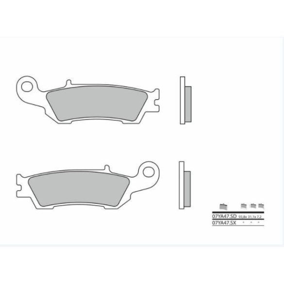 BREMBO FÉKBETÉT 07YA47SX