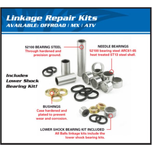 All Balls  lengőkar javitó  készlet Yamaha