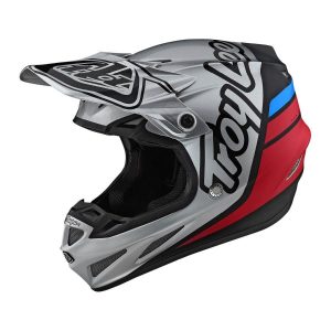 Troy Lee Designs SE4 Silhouette  Mips  bukósisak,ezüst-fekete