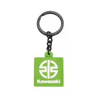 Kawasaki "river mark" gumi kulcstartó - zöld