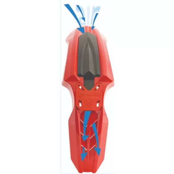 POLISPORT Supermotard SM Line első sárvédő fekete