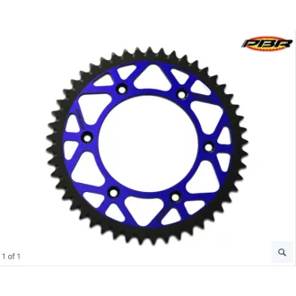  PBR ALUMINIUM HÁTSÓ LÁNCKERÉK  ULTRA LIGHT ÖNTISZTITÓ KÉK-FEKETE SZINŰ 520