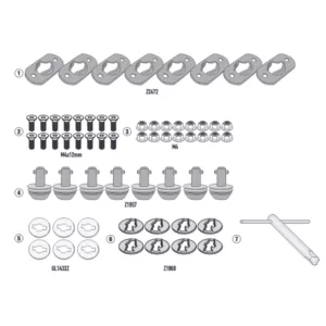 KAPPA ÁTALAKÍTÓ KÉSZLET KLO9430MK, KLO9430CAM, KLO6710MK ÉS KLO6710CAM OLDALKONZOLOK GYORSKIOLDÓSÁ TÉTELÉHEZ