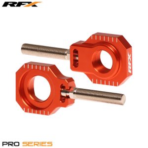 RFX Pro 2 láncfeszesség állító hátsó tengelyhez, KTM, narancs