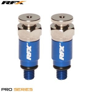 RFX Pro teleszkóp légtelenítő csavar M5x0.8 (Stainless/Blue) Kayaba/Showa