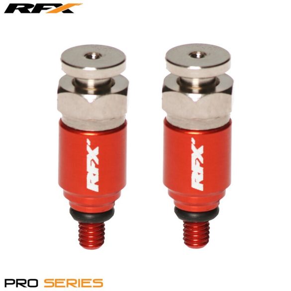 RFX Pro teleszkóp légtelenítő csavar M4x0.7  (Stainless/Orange) WP, KTM, Husqvarna