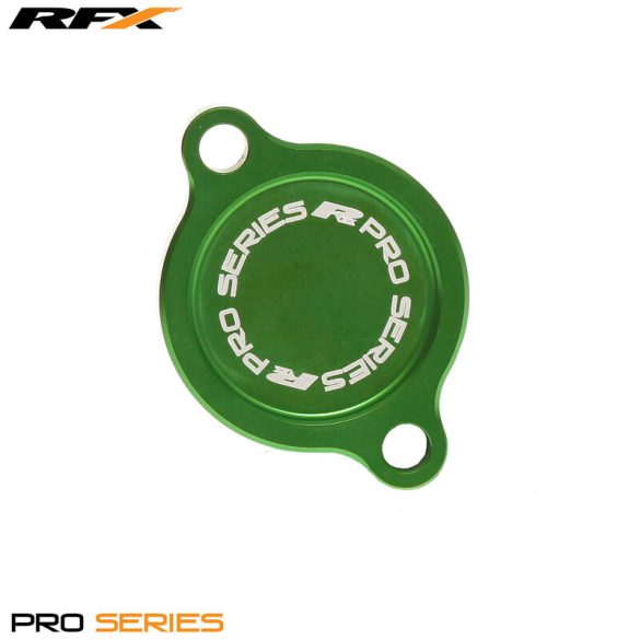 RFX Pro  olajszűrő fedél, zöld, Kawasaki/Suzuki