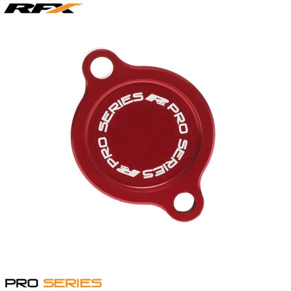RFX Pro  olajszűrő fedél, piros, Kawasaki/Suzuki