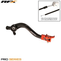   RFX Pro  fékpedál, Kawasaki KTM SX65/Husqvarna TC65 ,fekete-narancs