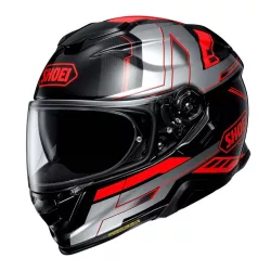 Shoei GT-AIR II Aperture bukósisak, fekete-piros TC-1